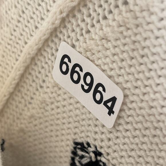 LISA TODD Sweater S Love Gear Hearts Rolled Hem Pullover Cotton Blend White - Picture 14 of 14